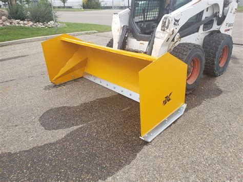 skid steer snow bucket canada|snow pusher for skid steer.